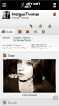 Mobile Screenshot of morganthomas.deviantart.com