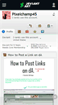 Mobile Screenshot of pixelchamp45.deviantart.com