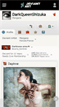 Mobile Screenshot of darkqueenshizuka.deviantart.com