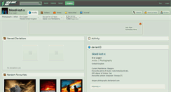 Desktop Screenshot of blood-lost-x.deviantart.com