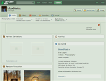 Tablet Screenshot of blood-lost-x.deviantart.com