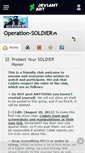 Mobile Screenshot of operation-soldier.deviantart.com