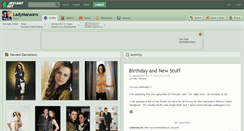 Desktop Screenshot of ladymansonx.deviantart.com