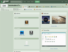 Tablet Screenshot of deskmoddersit.deviantart.com