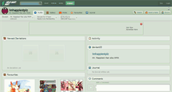 Desktop Screenshot of imhappiestplz.deviantart.com