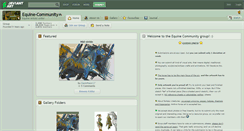 Desktop Screenshot of equine-community.deviantart.com