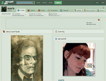 Tablet Screenshot of eyeris.deviantart.com