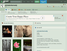 Tablet Screenshot of animatorkennedy.deviantart.com