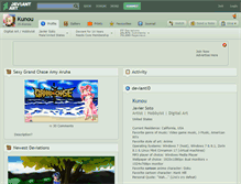Tablet Screenshot of kunou.deviantart.com