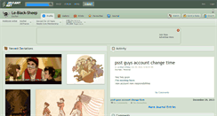 Desktop Screenshot of le-black-sheep.deviantart.com