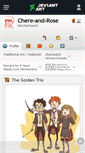Mobile Screenshot of chere-and-rose.deviantart.com