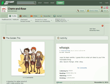 Tablet Screenshot of chere-and-rose.deviantart.com