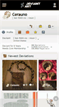 Mobile Screenshot of cerauno.deviantart.com