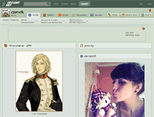 Tablet Screenshot of czerwik.deviantart.com