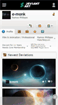 Mobile Screenshot of e-monk.deviantart.com