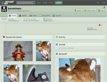 Tablet Screenshot of jezreelmarc.deviantart.com