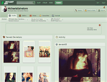 Tablet Screenshot of michaelasalvatore.deviantart.com