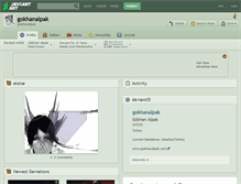 Tablet Screenshot of gokhanalpak.deviantart.com