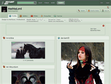 Tablet Screenshot of mashkalord.deviantart.com