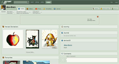 Desktop Screenshot of dea-draco.deviantart.com