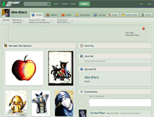 Tablet Screenshot of dea-draco.deviantart.com