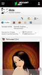 Mobile Screenshot of dsza.deviantart.com