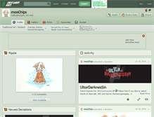 Tablet Screenshot of moochips.deviantart.com
