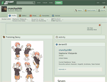 Tablet Screenshot of crunchychibi.deviantart.com