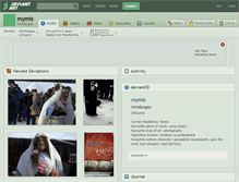 Tablet Screenshot of mymis.deviantart.com