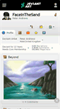 Mobile Screenshot of faceinthesand.deviantart.com