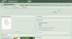 Desktop Screenshot of harmony-forever.deviantart.com