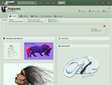 Tablet Screenshot of forgranted.deviantart.com