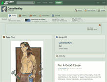 Tablet Screenshot of carneliankey.deviantart.com