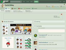 Tablet Screenshot of fangirlxriley.deviantart.com
