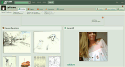 Desktop Screenshot of caillalune.deviantart.com