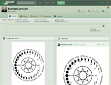 Tablet Screenshot of brandoncornwell.deviantart.com