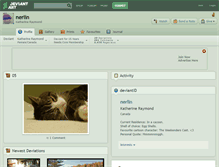 Tablet Screenshot of nerlin.deviantart.com