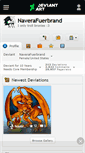 Mobile Screenshot of naverafuerbrand.deviantart.com