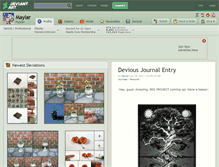 Tablet Screenshot of maylar.deviantart.com