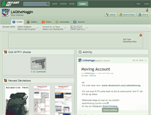 Tablet Screenshot of lagthenoggin.deviantart.com