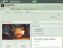 Tablet Screenshot of conceptartorg.deviantart.com