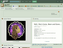 Tablet Screenshot of msj777.deviantart.com