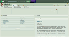 Desktop Screenshot of midori-leaf.deviantart.com