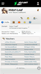 Mobile Screenshot of midori-leaf.deviantart.com