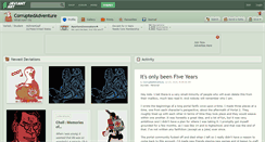 Desktop Screenshot of corruptedadventure.deviantart.com