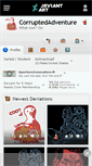Mobile Screenshot of corruptedadventure.deviantart.com