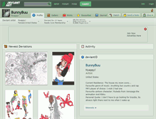 Tablet Screenshot of bunnybuu.deviantart.com