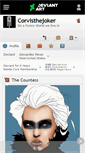 Mobile Screenshot of corvisthejoker.deviantart.com
