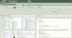 Desktop Screenshot of fruitsbasketfacebook.deviantart.com