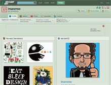 Tablet Screenshot of insanemoe.deviantart.com